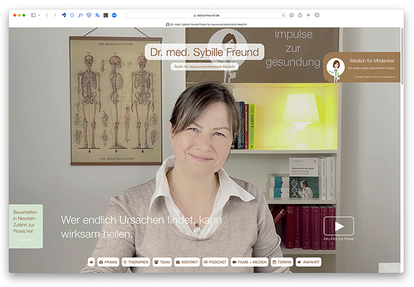 Wer endlich Ursachen findet, kann wirksam heilen: die privatärztliche Praxis von Dr. med. Sybille Freund